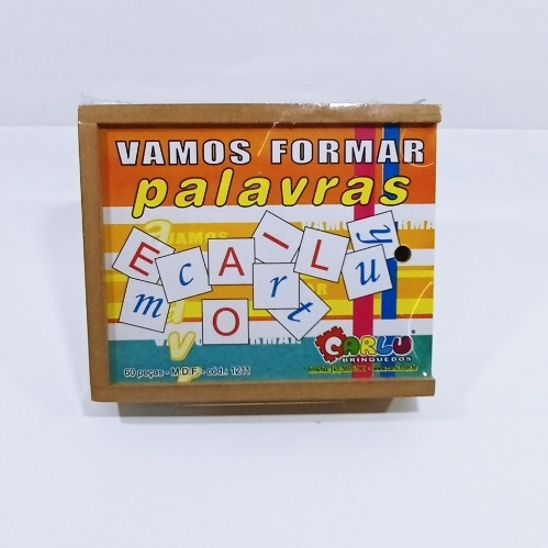 Alfabeto,Vamos,Formar,Palavras,Letras - Brinquedos E Jogos Pedagógicos e  Educativos